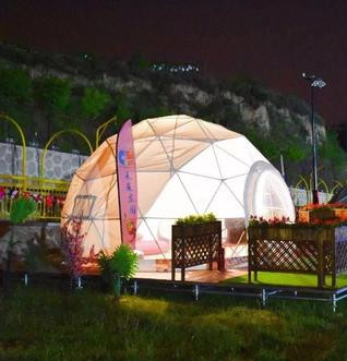柳城河南球形帐篷-室外浪漫乐园